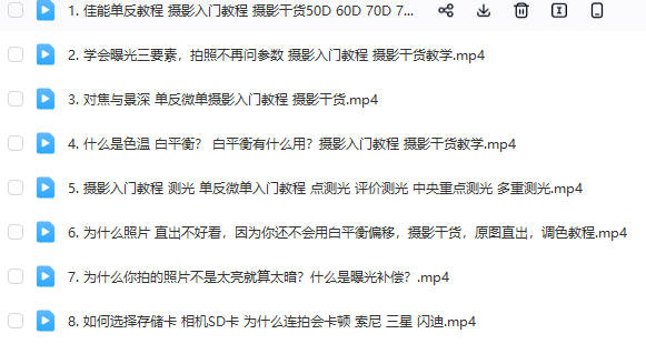 图片[17]-单反相机摄影教程零基础微单拍照视频入门技巧人像构图后期网课程