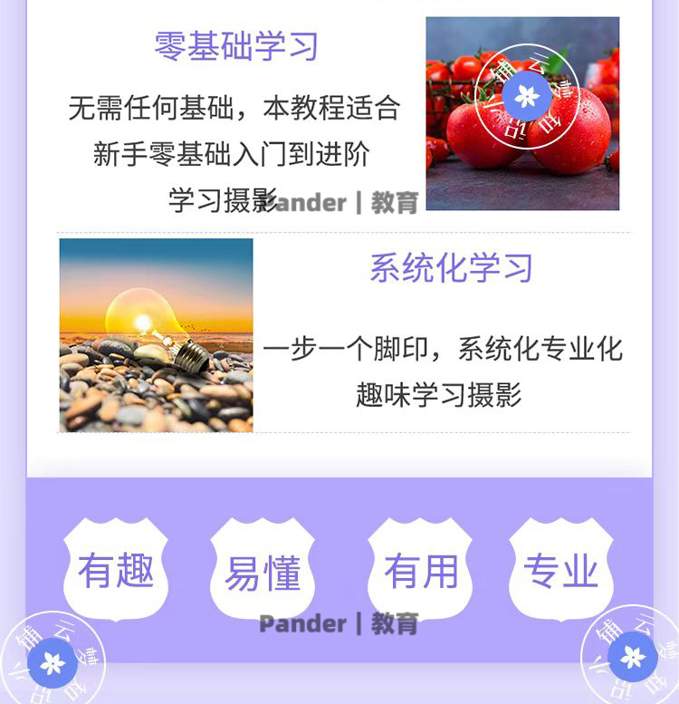 图片[5]-单反相机摄影教程零基础微单拍照视频入门技巧人像构图后期网课程